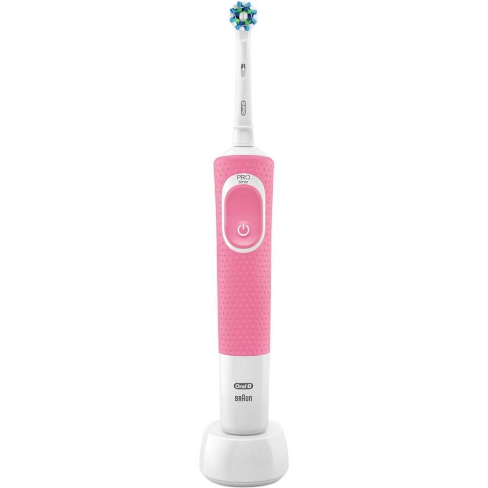 Električna četkica za zube Oral-B Vitality 100 CrossAction pink BOX Rotirajuća/oscilirajuća Ružičasta, Bijela slika