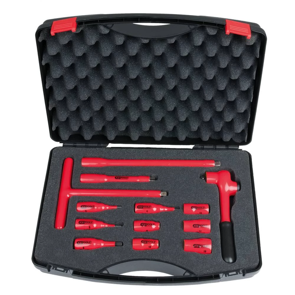 Set nasadnih ključeva 3/8" s izoliranim alatom, 13 kom KS Tools 117.1888 slika