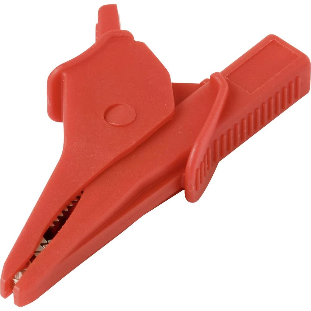 VOLTCRAFT MSK-135 krokodilska stezaljkazakrivljenCAT IV 600 V, CAT III 1000 V 10 Acrvena slika