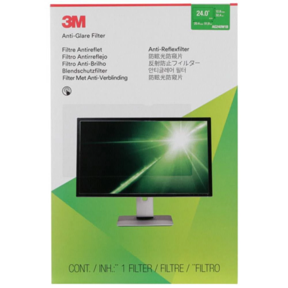 3M AG240W1B Filter protiv zasljepljivanja 61 cm (24 ") Format slike: 16:10 7100084930 Pogodno za model: Univerzalno slika