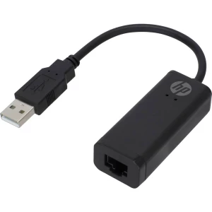USB 2.0 Adapter [1x Muški konektor USB 2.0 tipa A - 1x RJ45-Ženski konektor 8p8c] Crna HP slika