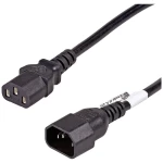 Akyga struja priključni kabel [1x ženski konektor IEC c13, 10 a - 1x muški konektor IEC, c14] 3.00 m crna