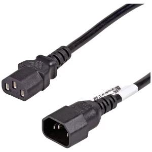 Akyga struja priključni kabel [1x ženski konektor IEC c13, 10 a - 1x muški konektor IEC, c14] 3.00 m crna slika