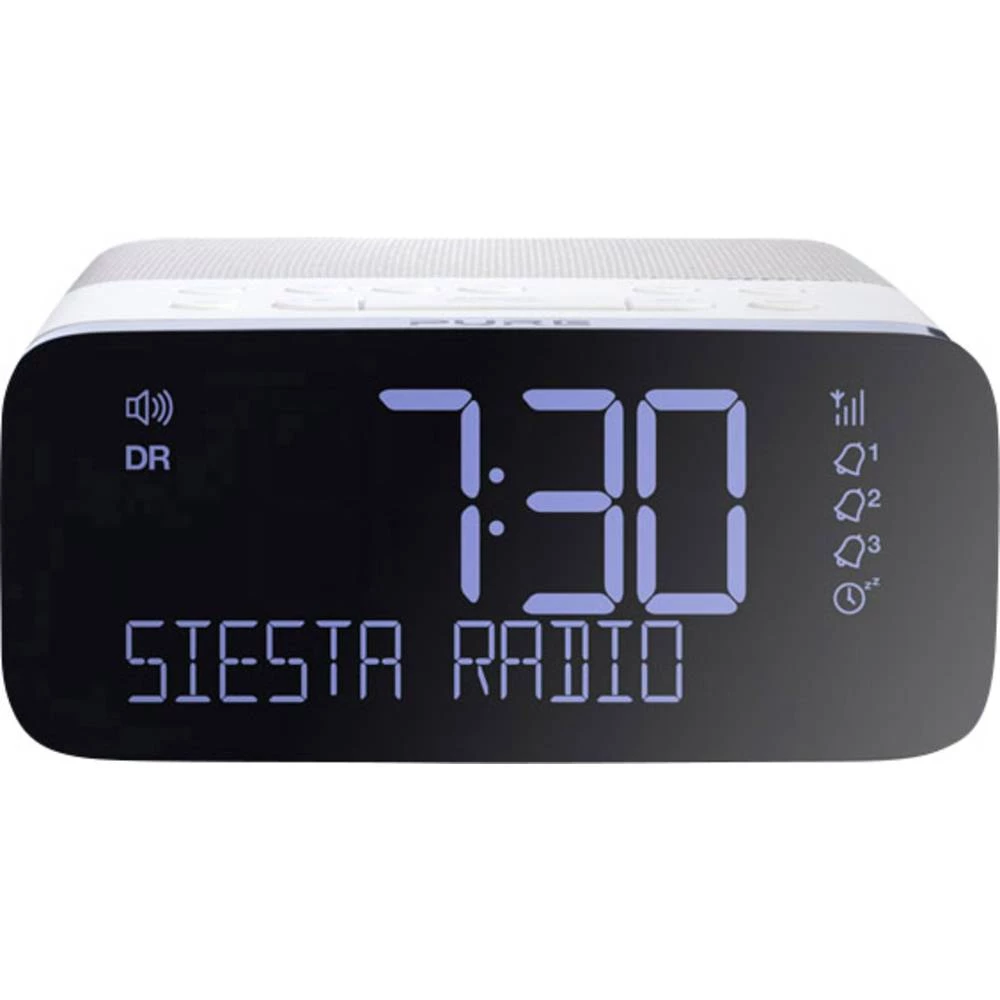 DAB+ (1012) Radio budilica Pure DAB+, UKW, USB Bijela, Crna slika