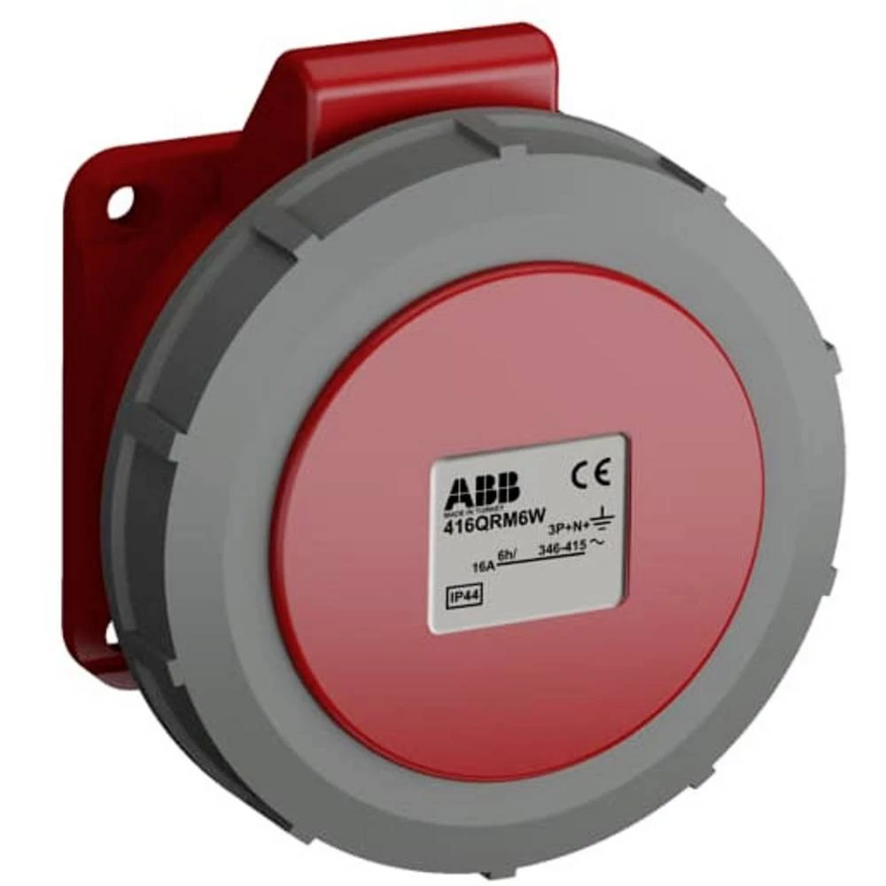 ABB 416QRM6W 2CMA102337R1000 CEE utičnica za površinsku montažu 16 A 5-polni 200 V 1 St. slika