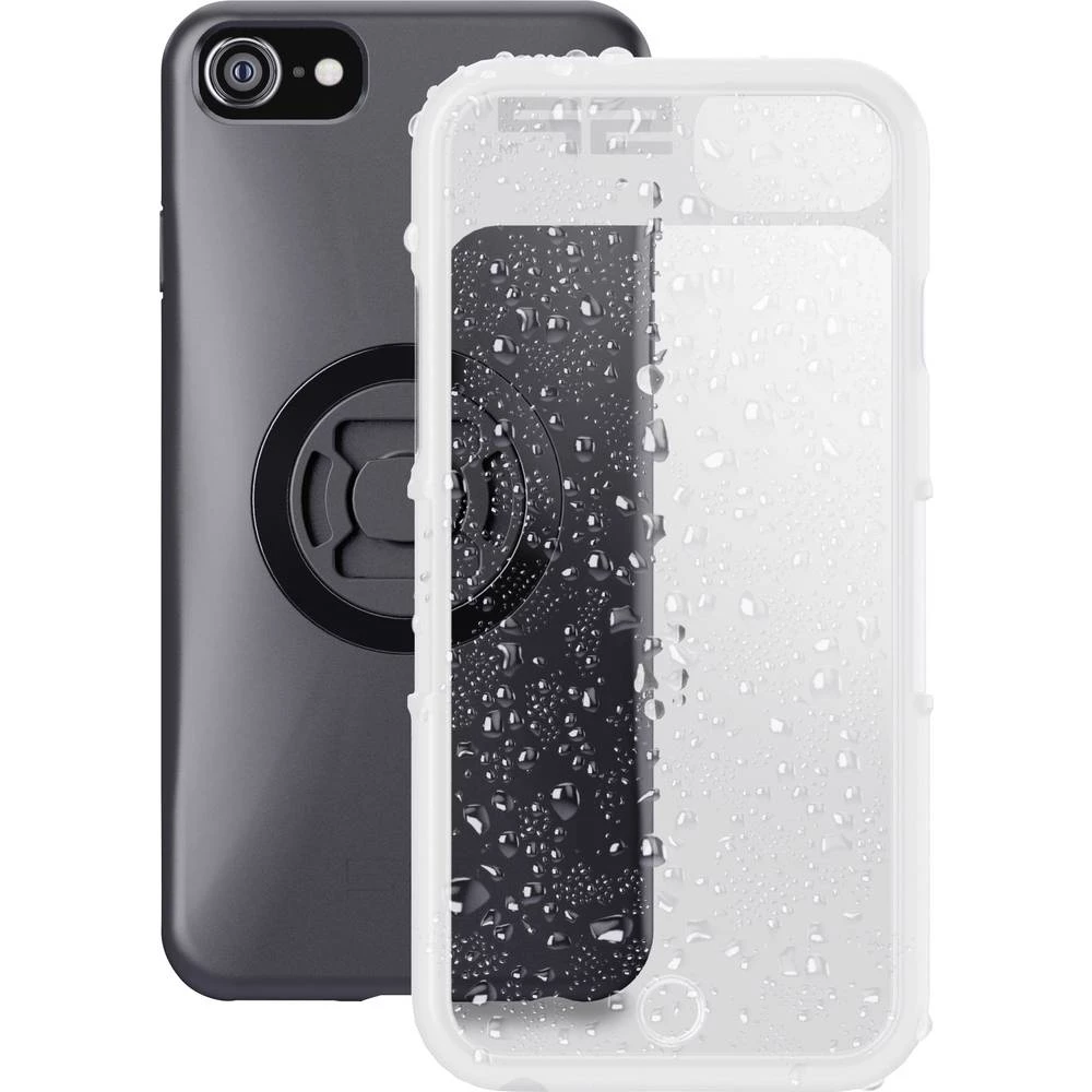Zaštitni etui za pametni telefon SP Connect SP WEATHER COVER IPHONE 8/7/6S/6 Prozirna, Crna slika