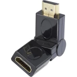 SpeaKa Professional SP-7870500 HDMI adapter [1x muški konektor HDMI - 1x ženski konektor HDMI] crna pozlaćeni kontakti