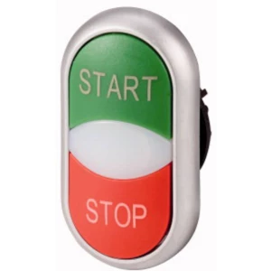 Dvostruko tipkalo Prednji prsten od plastike Eaton M22-DDL-GR-GB1/GB0 1 ST slika