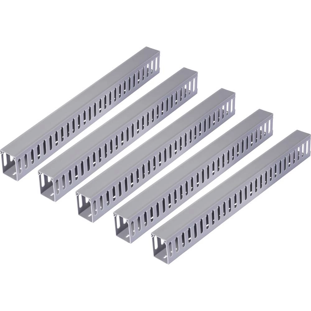 Sygonix SY-6801160 kanal za ožičenje (D x Š x V) 2000 x 25 x 40 mm 5 kom. siva slika