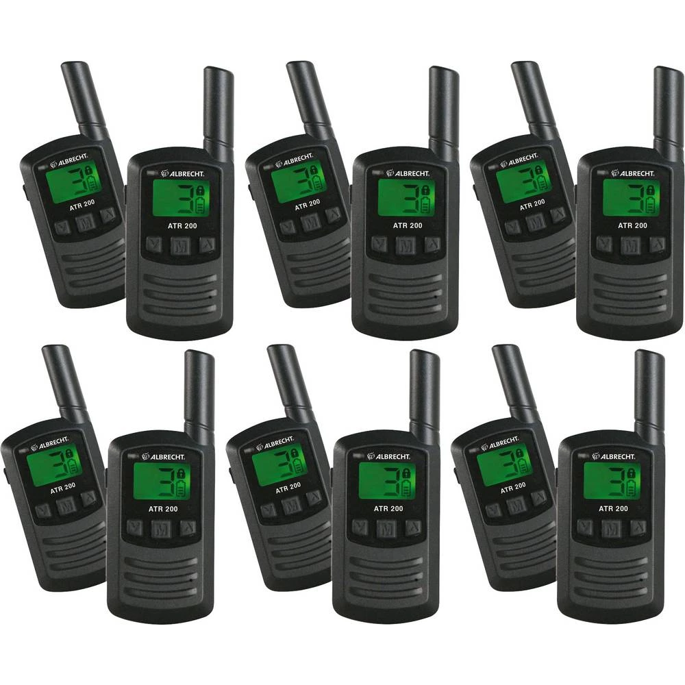 Albrecht 12er Set ATR 200 Tourist Guide 29940.S12 sustav turističkog vodiča slika