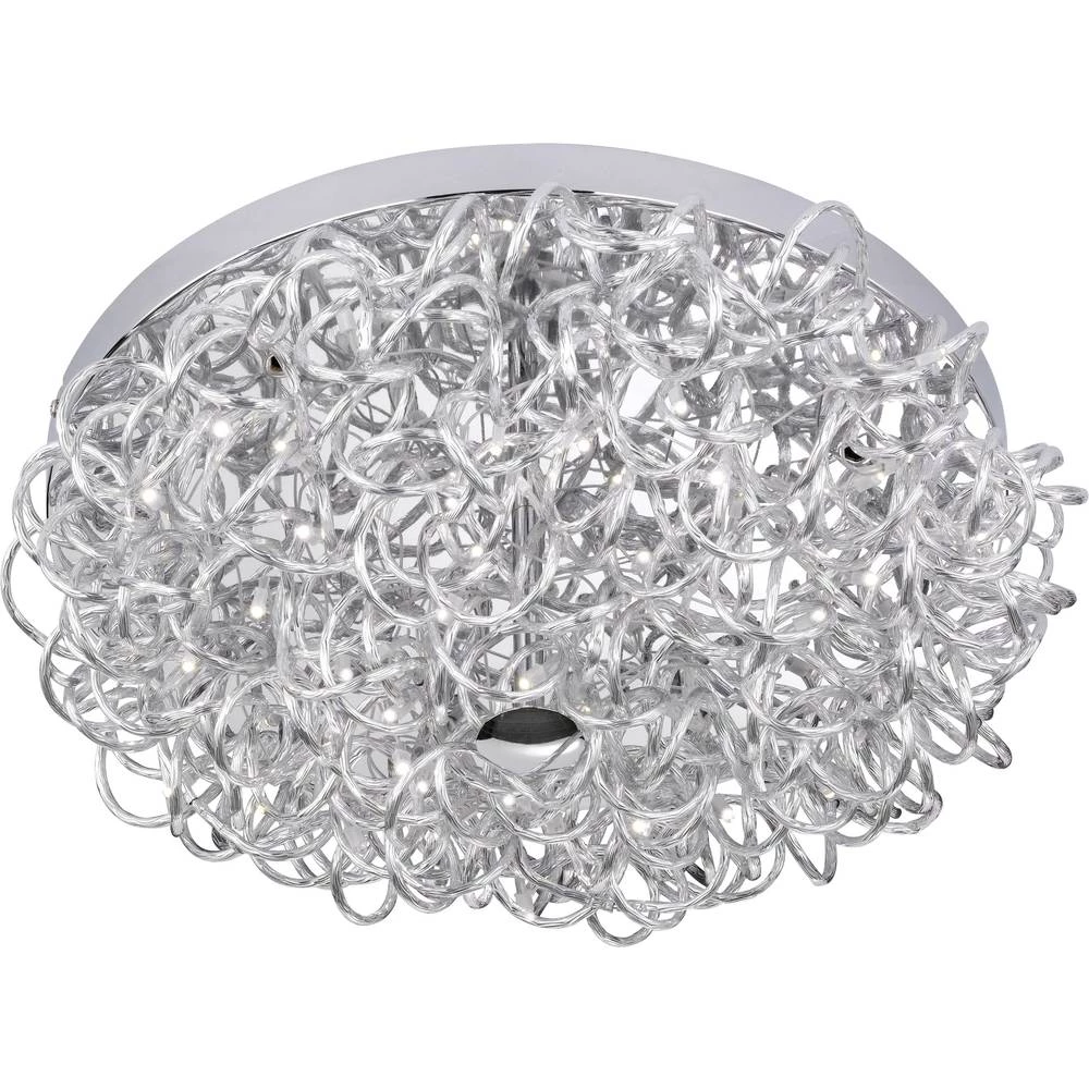 WOFI Apart 9366.01.70.7000 LED stropna svjetiljka ATT.CALC.EEK: LED (A++ - E) 11 W Toplo-bijela Srebrna slika