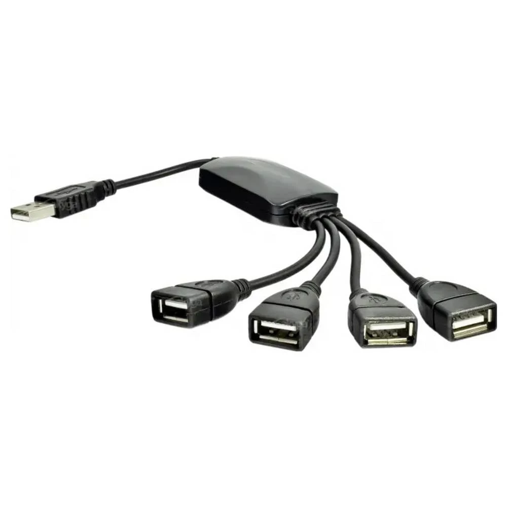 Akyga AK-AD-13 USB-Hub 4 ulaza USB a USB 2.0 480 MBit/s crna AK-AD-13 slika