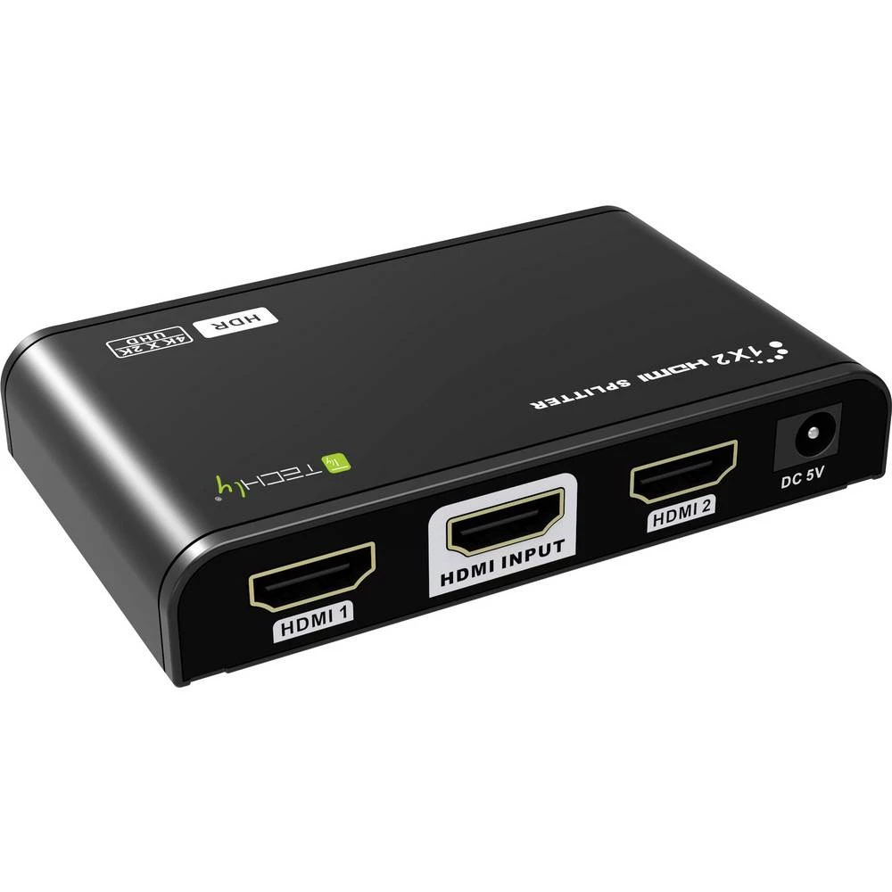 TECHly IDATA-HDMI2-4K2HDR HDMI razdjelnik 3840 x 2160 piksel crna slika