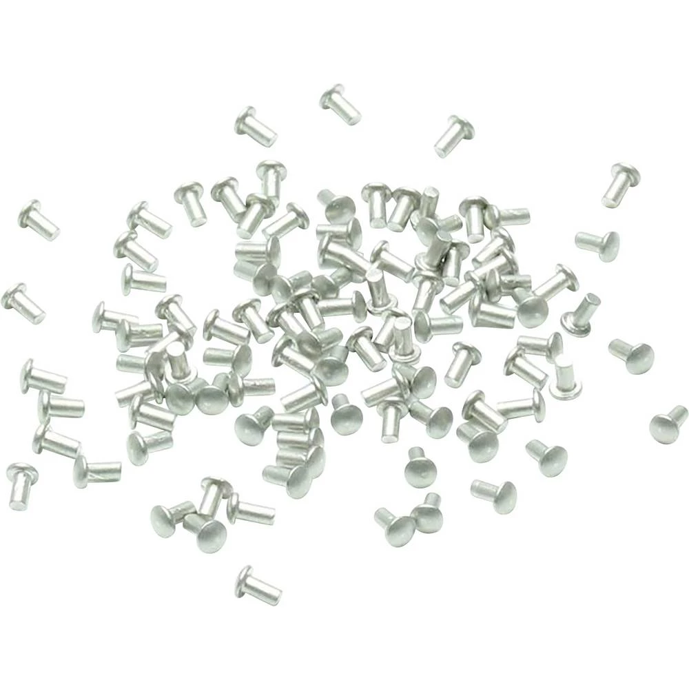 EXTRON Modellbau    X6915    slijepa zakovica    (D x Š x V) 160 x 90 x 5 mm                    Alunieten 2.0 x 1.0 mm, 100er    100 St. slika