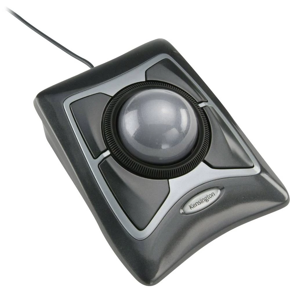 Kensington Expert USB trackball Optički Oslonac za ruku Siva slika
