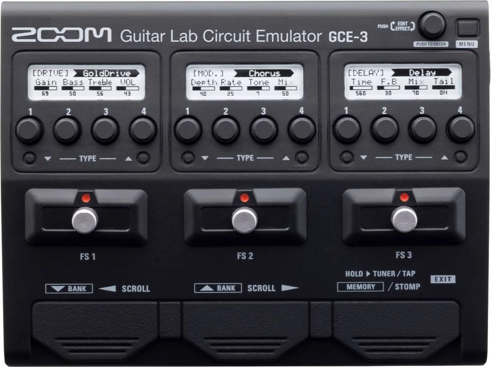 Sučelje za gitaru Multi-učinci Zoom GCE-3 slika