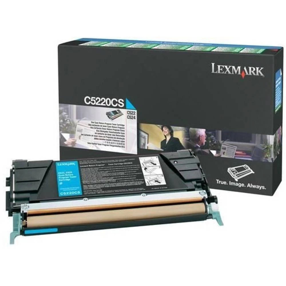 Lexmark Toner C522, C524, C530, C532, C534 C5220CS Original Cijan 3000 Stranica slika