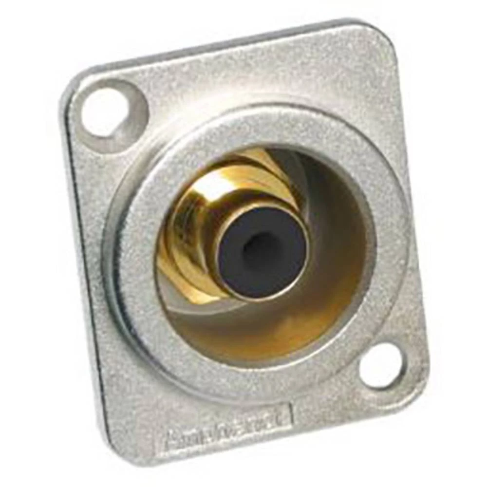 Činč konektor Ženski konektor za prirubnicu Broj polova: 2 Mono Srebrno-crna Amphenol 1 ST slika