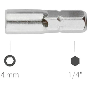 Bernstein Tools 4-566 Bit adapter 1/4 inča> Bitovi od 4 mm 25 mm 1/4" slika