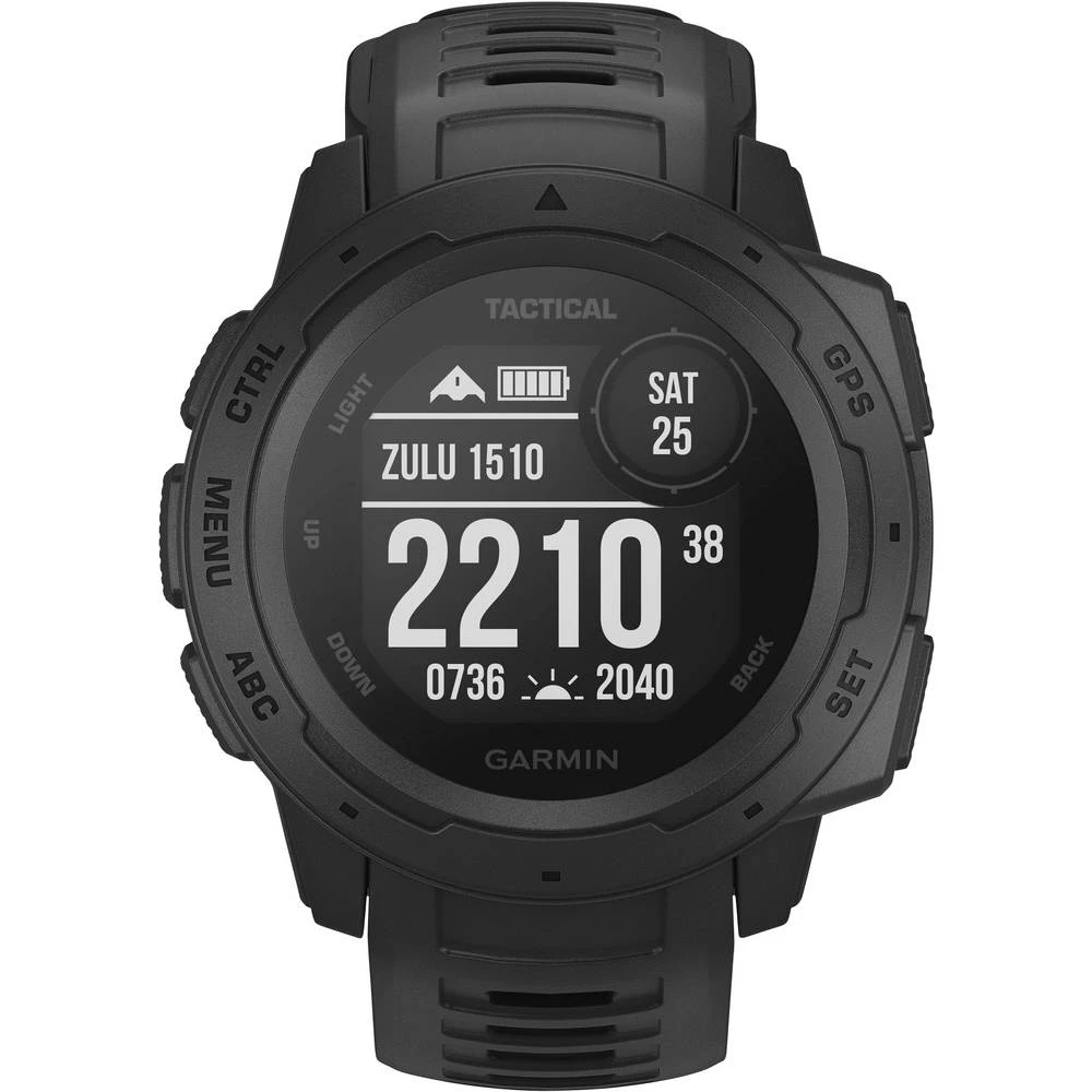 GPS sportski sat Garmin INSTINCT TACTICAL Schwarz Crna slika