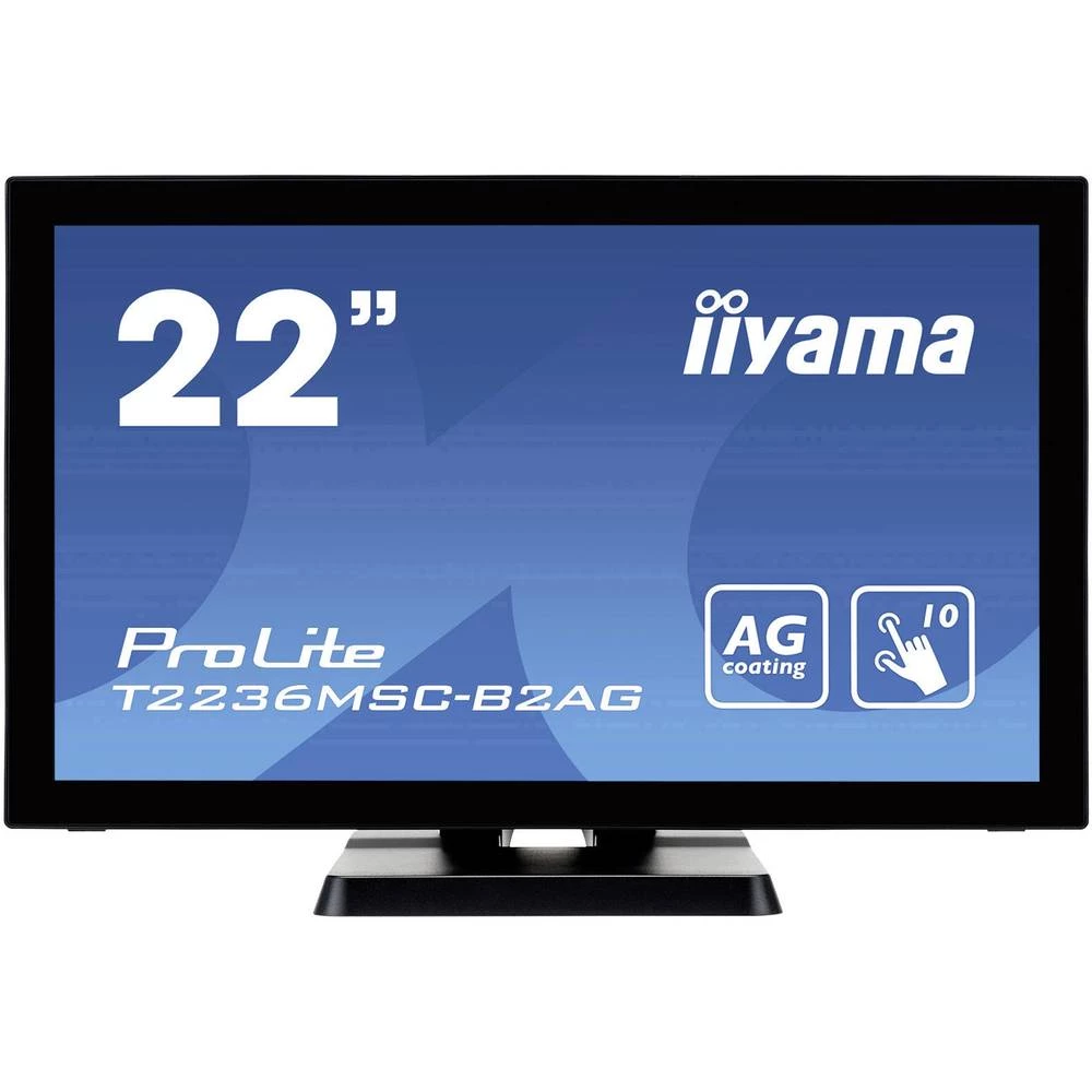Zaslon na dodir 54.6 cm (21.5 ") Iiyama ProLite T2236MSC-B2AG 1920 x 1080 piksel 16:9 8 ms VGA, USB, DVI, HDMI&trade; AMVA LED slika