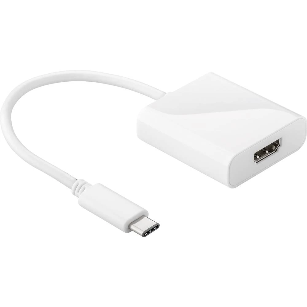 Goobay USB / HDMI Adapter [1x Muški konektor USB-C&trade; - 1x Ženski konektor HDMI] Bijela slika