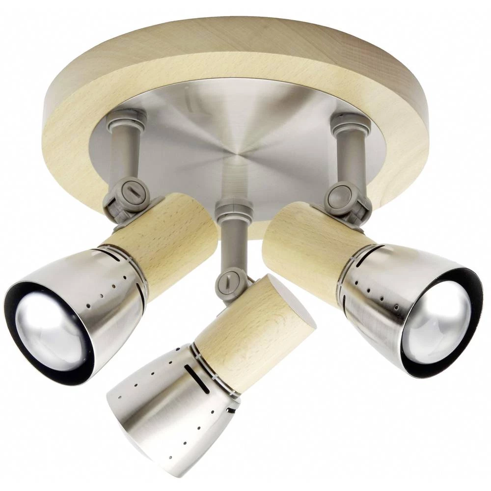 Stropni reflektor LED E14 120 W Brilliant Juno 57634/70 Bukva boja, Plemeniti čelik slika