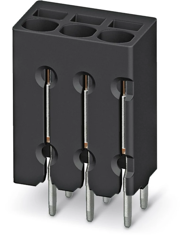 Opružna blok stezaljka 0.50 mm broj polova: 2 PTSM 0,5/ 2-2,5-V THR R44 Phoenix Contact crne boje 310 kom. slika