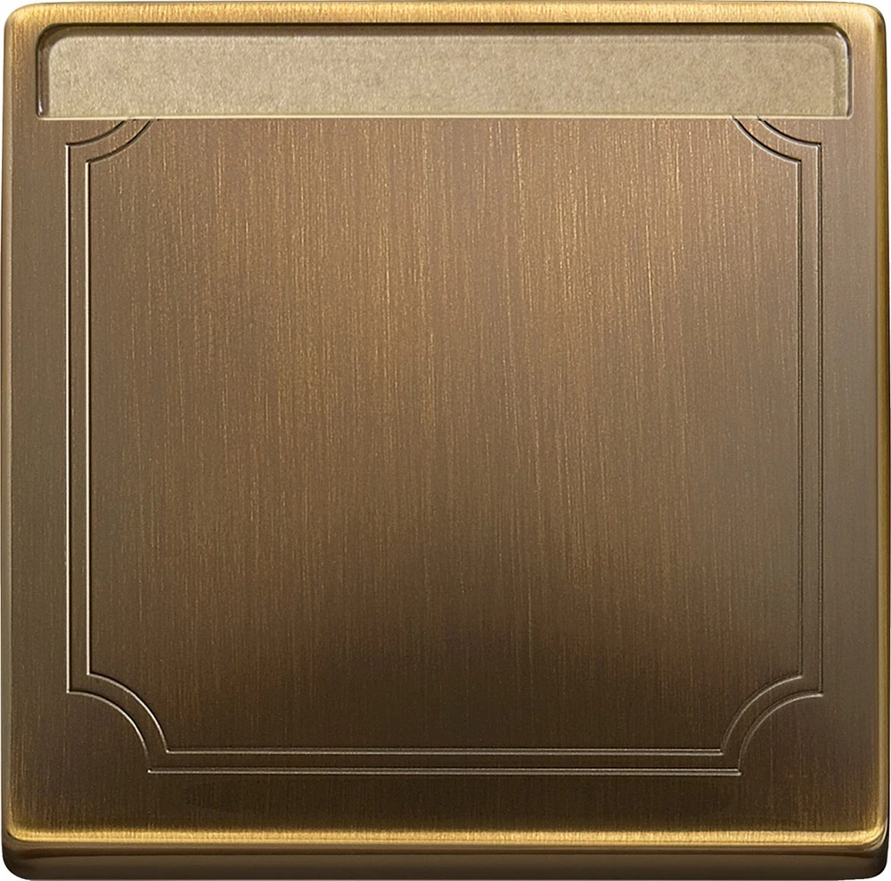 Merten Poklopac Izmjenični prekidač Mjedena 412343 slika