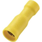 Tuljac za okrugli utikač 4 mm² 6 mm² Zatik-Ø: 4 mm Potpuno izolirani Žuta TRU COMPONENTS 739066 50 ST