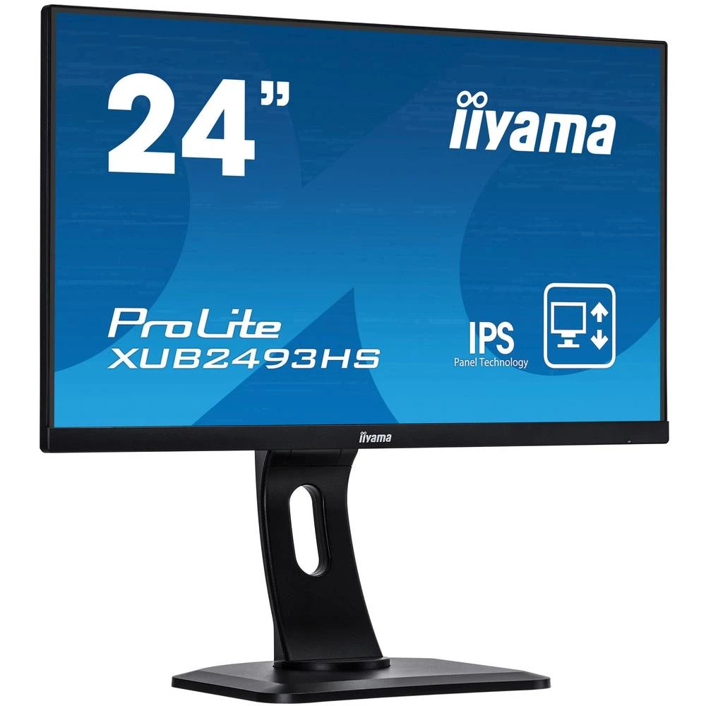 LED zaslon 61 cm (24 ") Iiyama ProLite XUB2493HS ATT.CALC.EEK A+ (A+++ - D) 1920 x 1080 piksel Full HD 4 ms DisplayPort, HDMI slika