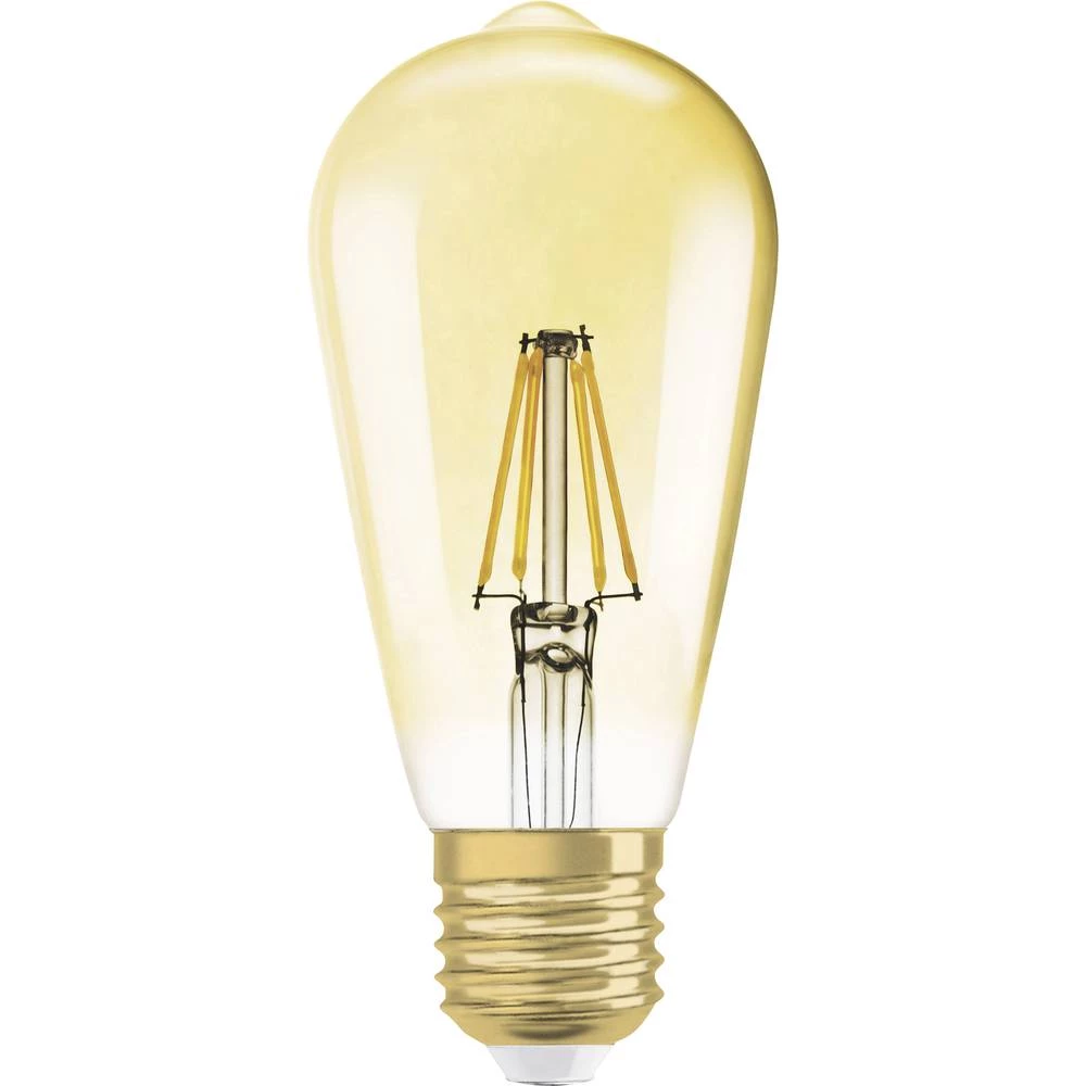 OSRAM LED ATT.CALC.EEK A+ (A++ - E) E27 Oblik klipa 2.8 W = 21 W Zlatna (&Oslash; x D) 64 mm x 145 mm 1 ST slika