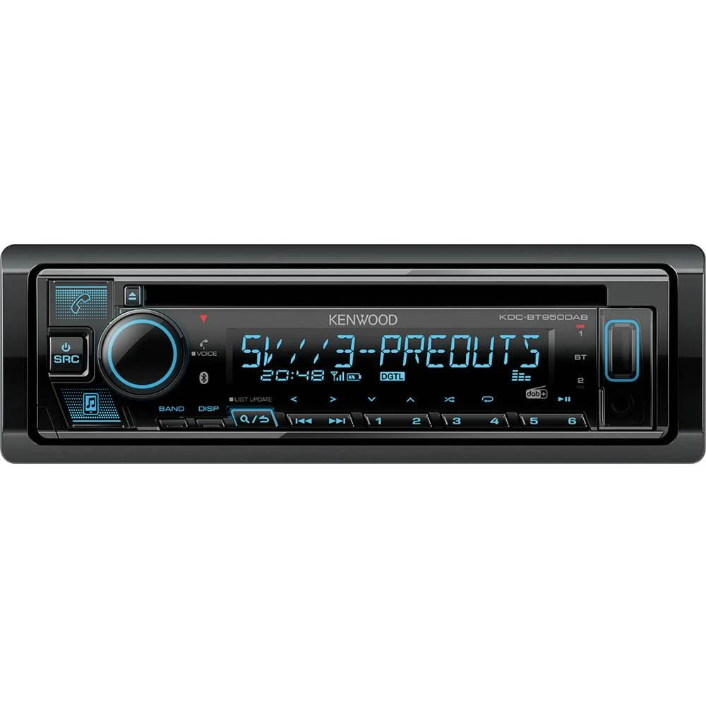 Kenwood KDCBT950DAB autoradio priključak na upravljaču vozila, DAB + tuner slika