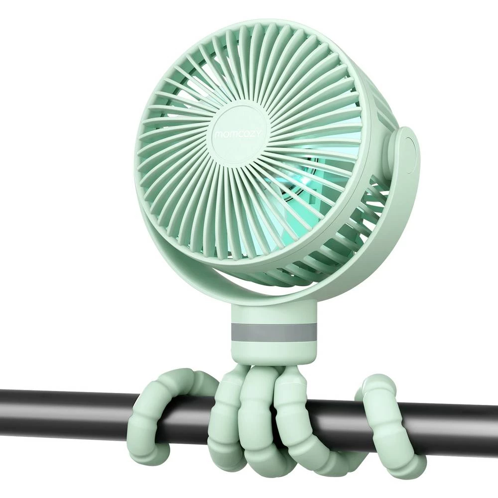 momcozy akumulatorski ventilator zelena slika