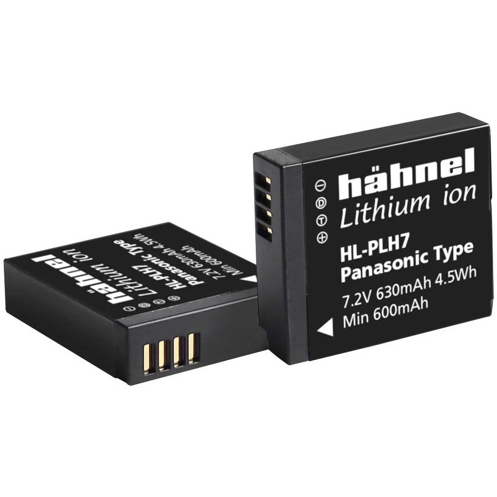 Kamera-akumulator Hähnel Zamjenjuje originalnu akU. bateriju DMW-BLH7E, DMW-BLH7 7.2 V 630 mAh HL-PLH7 slika