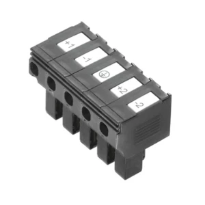 Sigurnosni utični konektor 1131730000 Weidmüller fleksibilan: 0.5-4 mm krut: 0.5-4 mm broj polova: 5 crna 10 komada slika