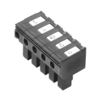Sigurnosni utični konektor 1131730000 Weidmüller fleksibilan: 0.5-4 mm krut: 0.5-4 mm broj polova: 5 crna 10 komada