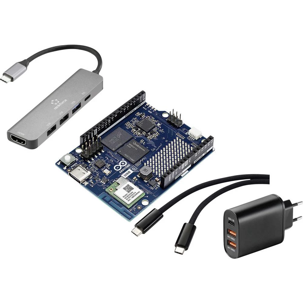 TRU COMPONENTS Fiore Arduino UNO Q Set(2 GB / )4 x2.0 GHzuklj. napajanje slika