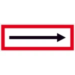 SafetyMarking 11.2538 znak informacije Strelica smjera aluminij (Š x V) 594 mm x 210 mm    1 St.