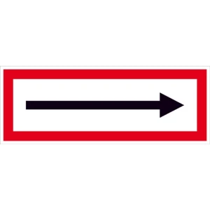 SafetyMarking 11.2538 znak informacije Strelica smjera aluminij (Š x V) 594 mm x 210 mm    1 St. slika