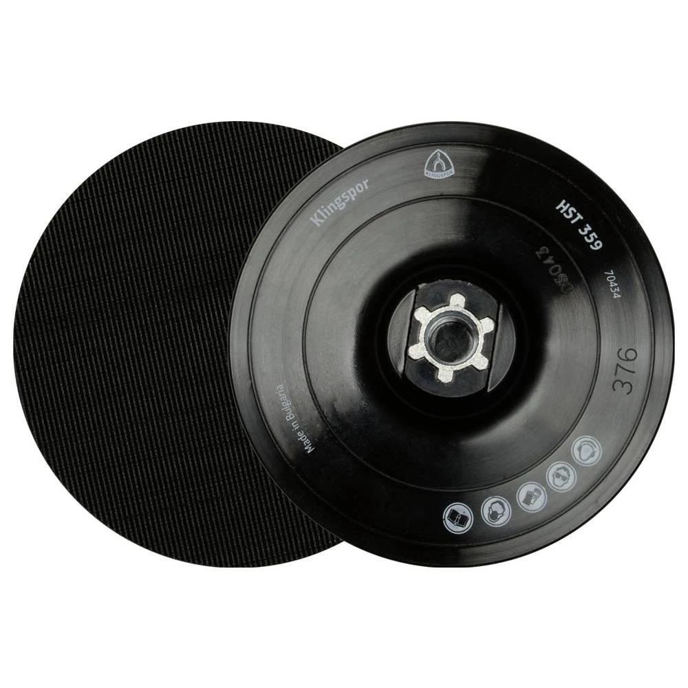 Klingspor 73066 HST359 ljepljiva podložna ploča, navoj M 14 od 180 mm promjer 180 mm slika