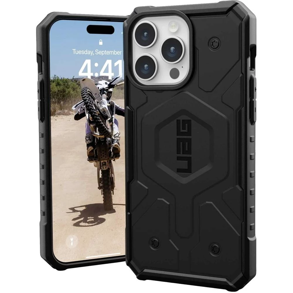 Urban Armor Gear Pathfinder MagSafe stražnji poklopac za mobilni telefon Apple iPhone 15 Pro Max crna slika