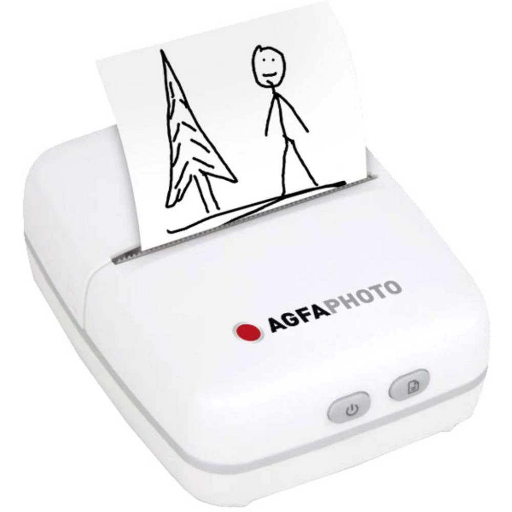 AgfaPhoto Realpix Pocket Printer ARKMPW instant printer neu bijela WiFi slika