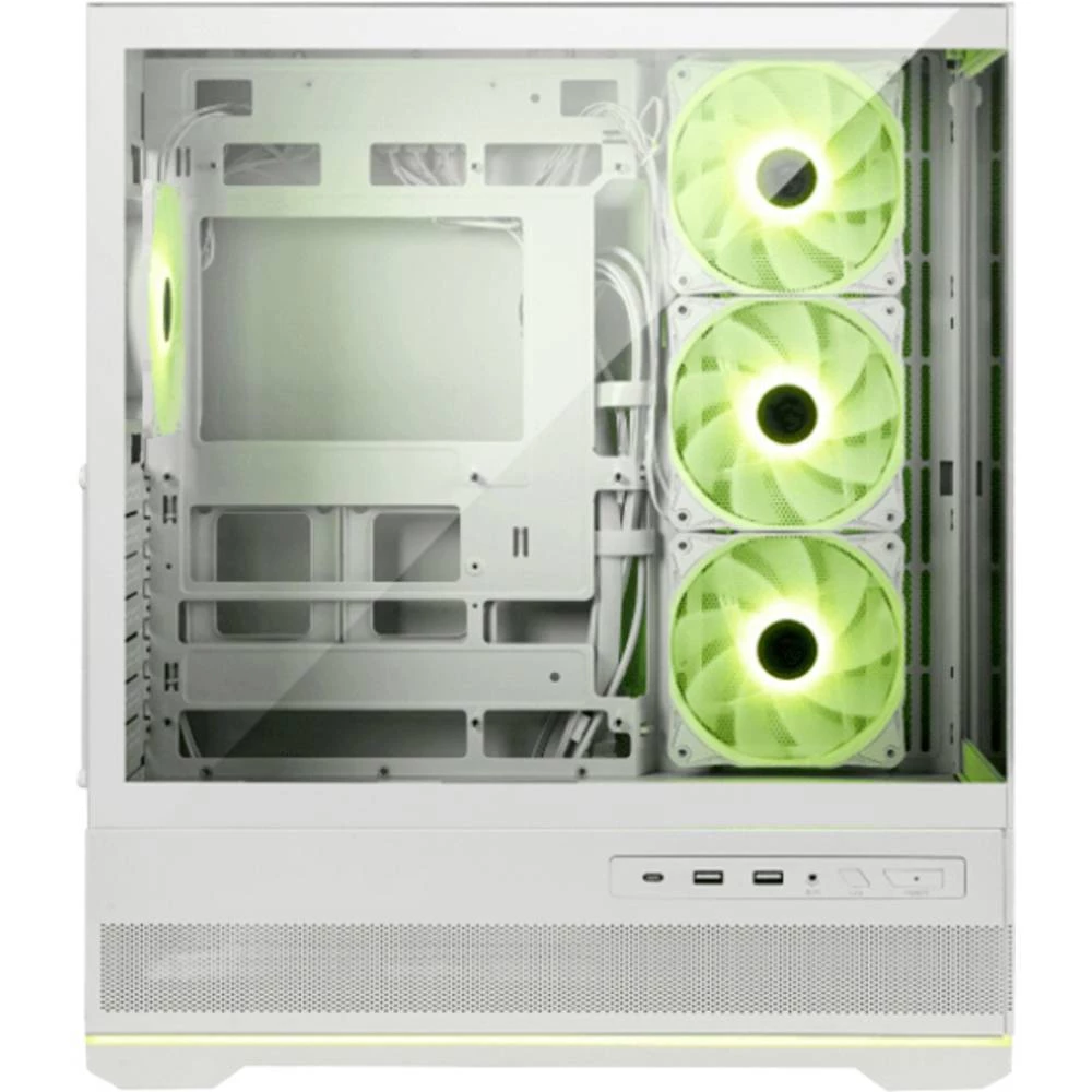 MSI MSI GEH Midi MAG PANO 110R PZ WHITE midi-tower kućište za računala bijela 4 predinstalirana LED ventilatora slika