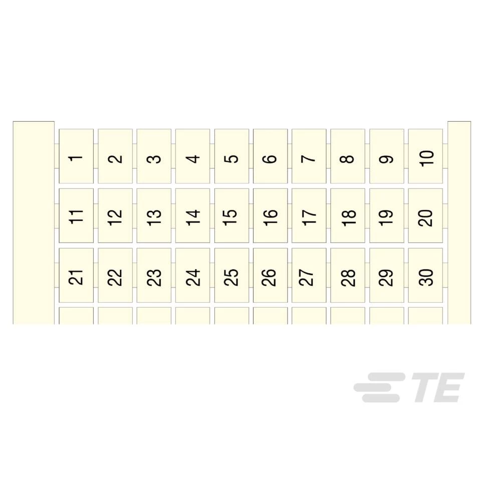TE Connectivity TB MarkersTB Markers 1SNA232060R0300 TAB slika
