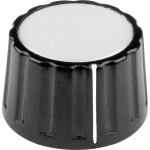 Okretni gumb S gumbom za obilježavanje Crna (Ø x V) 28 mm x 17 mm Mentor 333.61 1 ST