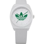 adidas kvarčni ručni sat AOST23047 bijela Materijal kućišta=smola Materijal (narukvica)=silikon