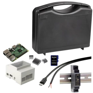 Joy-it Din-Rail Set Raspberry Pi® 2 B 1 GB 4 x 0.9 GHz uklj. DIN kućište, uklj. napajanje DIN tračnice, uklj. USB kabel, slika