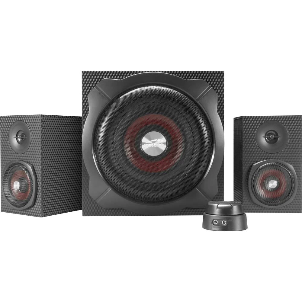2.1 PC zvučnik Žičani, Bluetooth&reg; SpeedLink Gravity Carbon 120 W Karbon crna slika