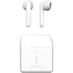 RYGHT    NEMESIS+    Bluetooth®    HiFi    in ear slušalice    u ušima    slušalice s mikrofonom, kontrola glasnoće, kontrola na dodir     bijela